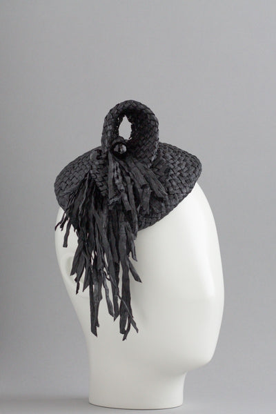 TWIRL - shredded raffia fascinator