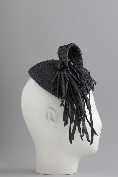 TWIRL - shredded raffia fascinator