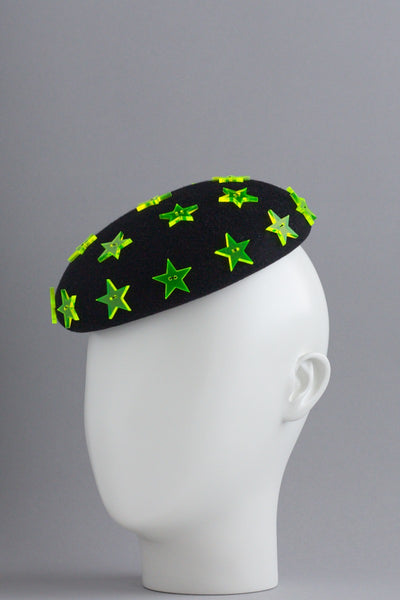 ZING - neon stars cocktail hat