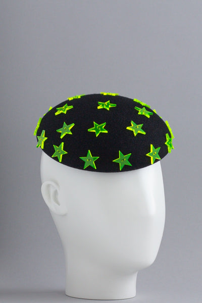 ZING - neon stars cocktail hat