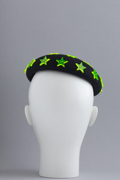 ZING - neon stars cocktail hat