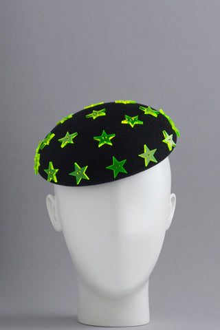 ZING - neon stars cocktail hat