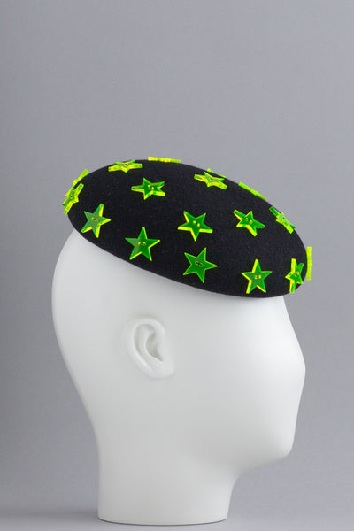 ZING - neon stars cocktail hat